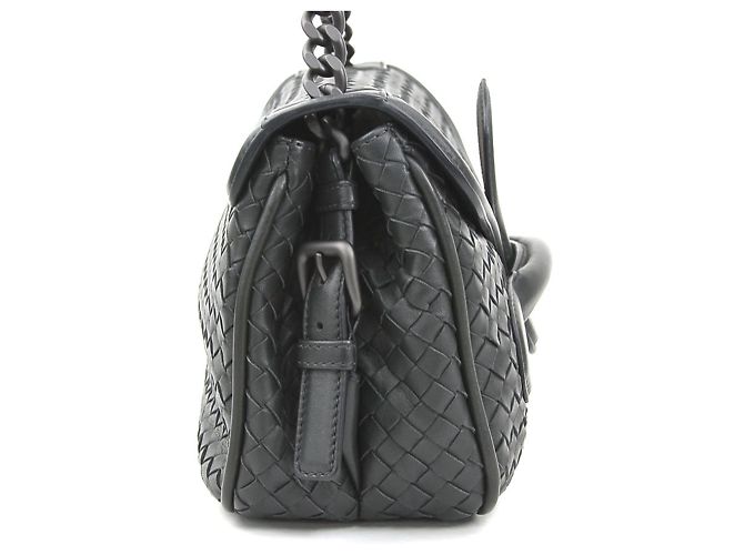 Bottega Veneta Schultertasche Anthrazitgrau - Ansicht 2