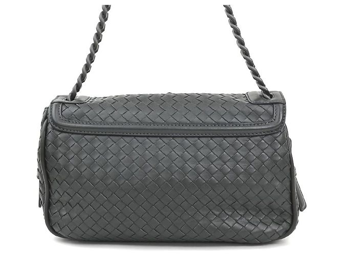 Bottega Veneta Schultertasche Anthrazitgrau - Ansicht 3
