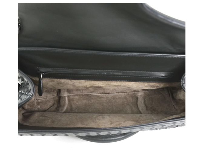 Bottega Veneta Schultertasche Anthrazitgrau - Ansicht 5