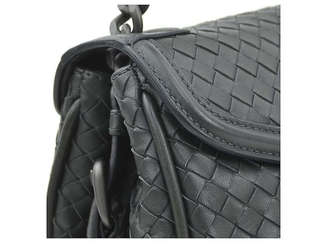 Bottega Veneta Schultertasche Anthrazitgrau - Ansicht 6