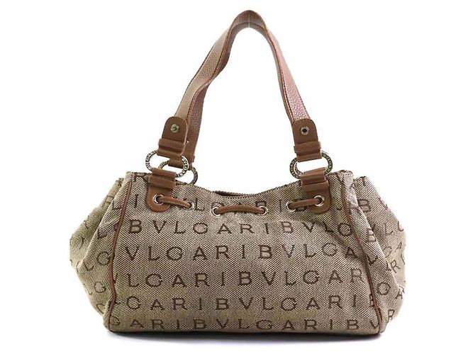 Bulgari Borsa Bvlgari marrone - vista 3