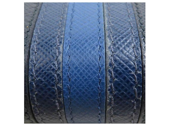 Cartera larga Prada de piel azul marino - vista 5