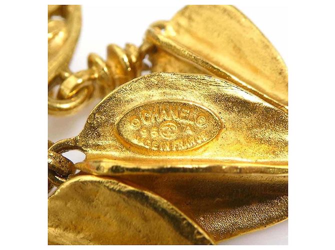 Spilla Chanel in metallo dorato D'oro - vista 9
