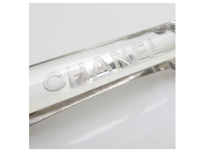 Pasador Chanel Clear Silver Plata - vista 6