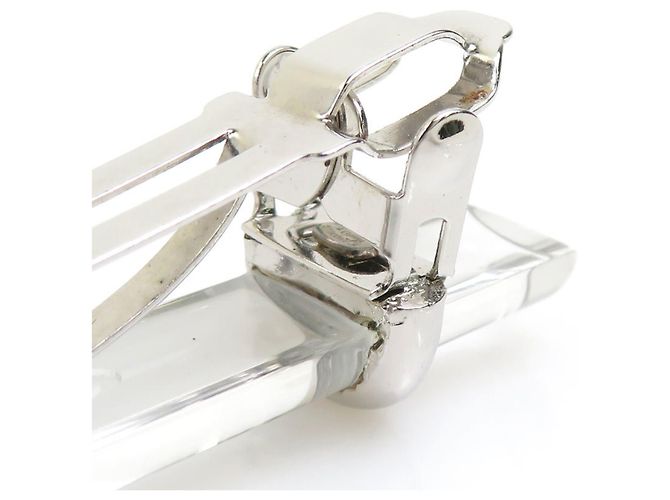 Pasador Chanel Clear Silver Plata - vista 7