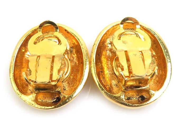 Orecchini Chanel Mademoiselle Metal Gold D'oro - vista 5