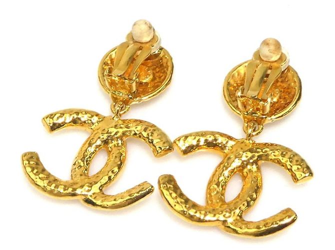 Orecchini a clip Chanel Gold D'oro - vista 5