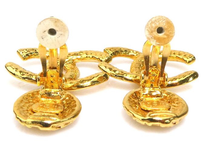 Orecchini a clip Chanel Gold D'oro - vista 6