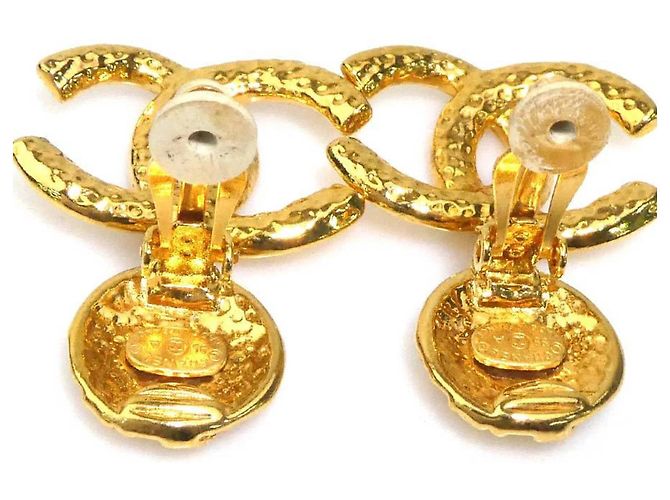 Orecchini a clip Chanel Gold D'oro - vista 7