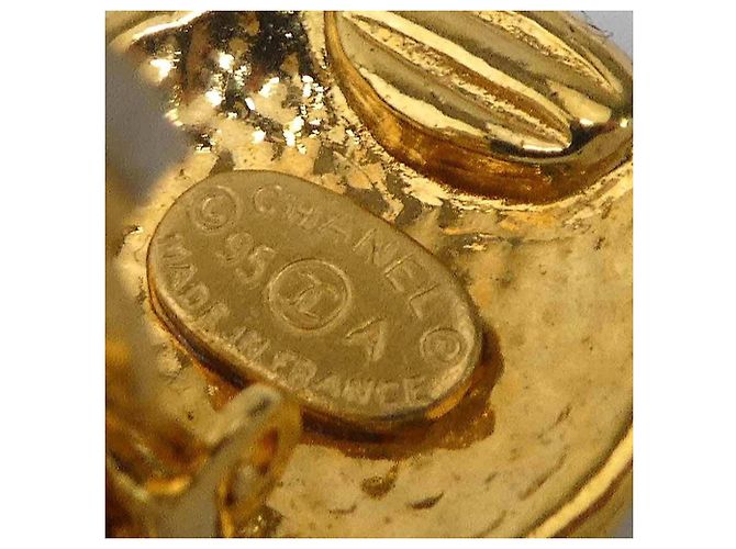 Orecchini a clip Chanel Gold D'oro - vista 8