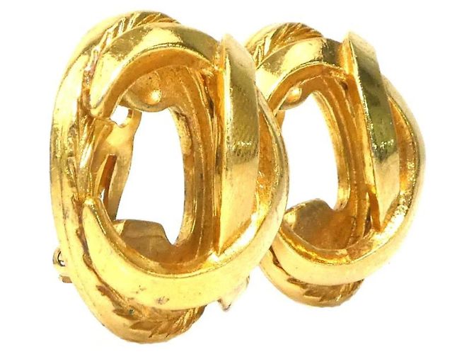 Timeless Orecchini a clip Chanel Gold D'oro - vista 2