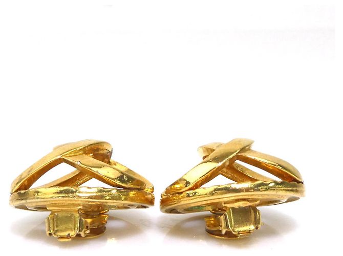 Timeless Orecchini a clip Chanel Gold D'oro - vista 4