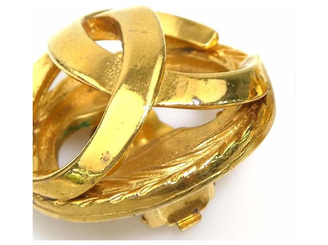 Timeless Orecchini a clip Chanel Gold D'oro - vista 8