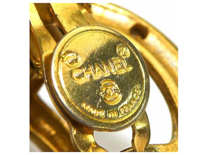 Timeless Orecchini a clip Chanel Gold D'oro - vista 9