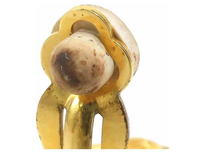 Orecchini a clip Chanel Gold D'oro - vista 12