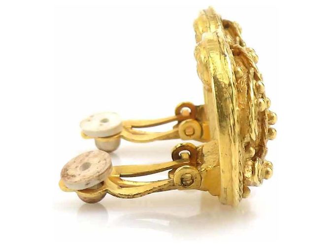 Orecchini a clip Chanel Gold D'oro - vista 2