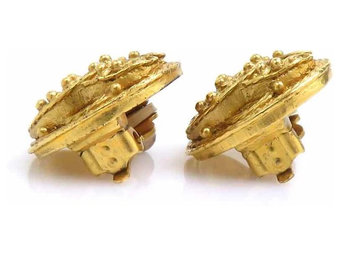 Orecchini a clip Chanel Gold D'oro - vista 5