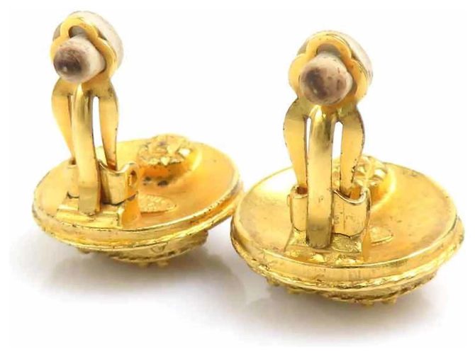 Orecchini a clip Chanel Gold D'oro - vista 6