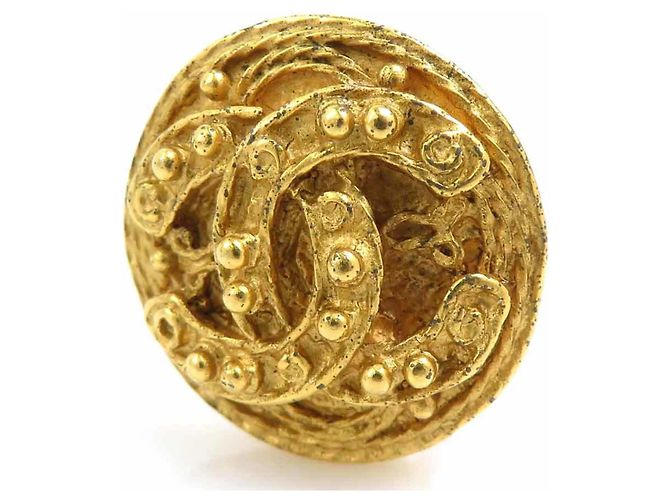 Orecchini a clip Chanel Gold D'oro - vista 8