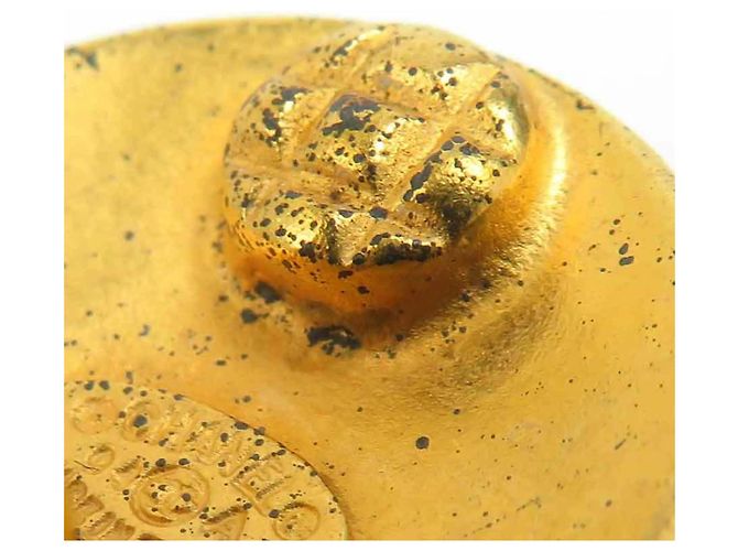 Orecchini a clip Chanel Gold D'oro - vista 9