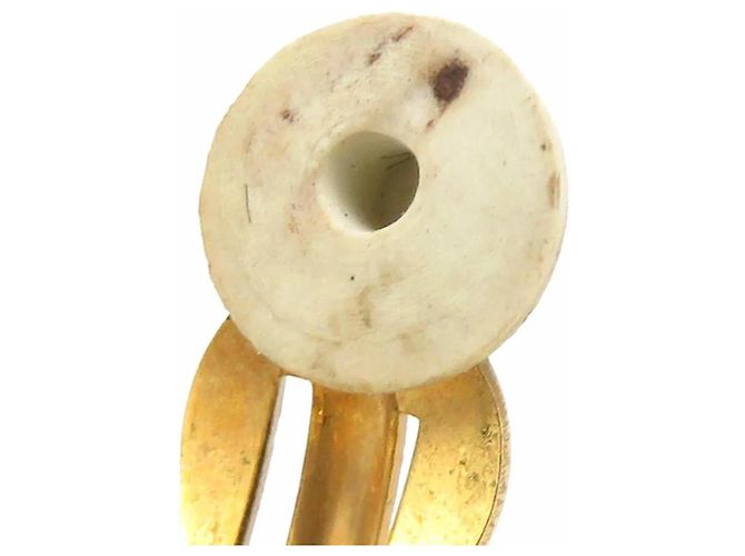 Pendientes de clip Chanel Gold Dorado - vista 10