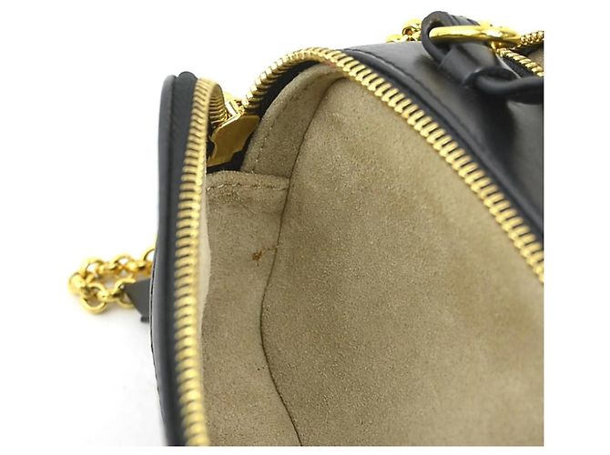 Borsa a spalla mini in pelle Chloé Nero - vista 12