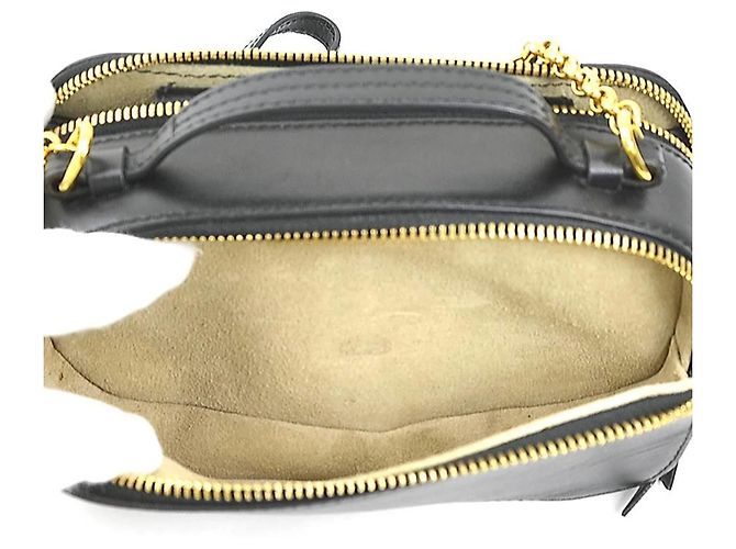 Borsa a spalla mini in pelle Chloé Nero - vista 6