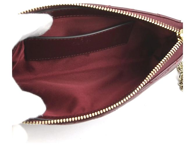 Borsa a mano Gucci GG Marmont in pelle Bordeaux Bordò - vista 5