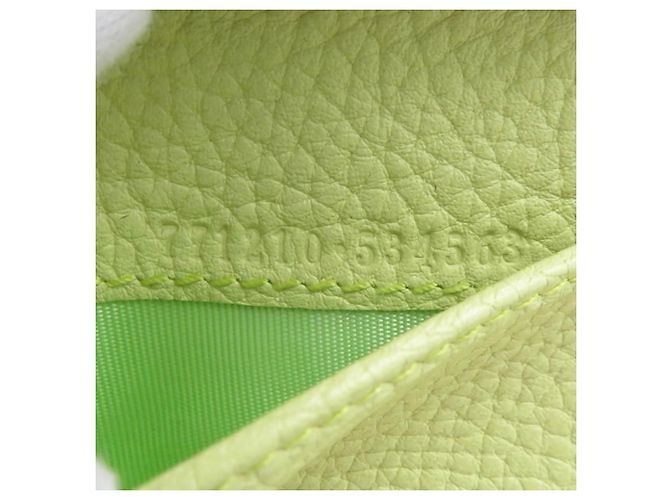 Portafoglio bi-fold in pelle Gucci Giallo - vista 7