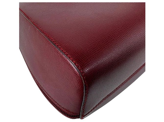 Zaino Cartier in pelle bordeaux Bordò - vista 9