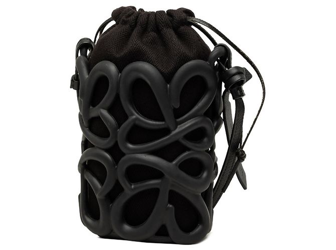 Borsa a tracolla Loewe Anagram Inflated Pocket Nero - vista 2