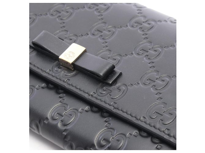 Gucci Guccissima Ribbon Bi-fold Langbrieftasche - Ansicht 6