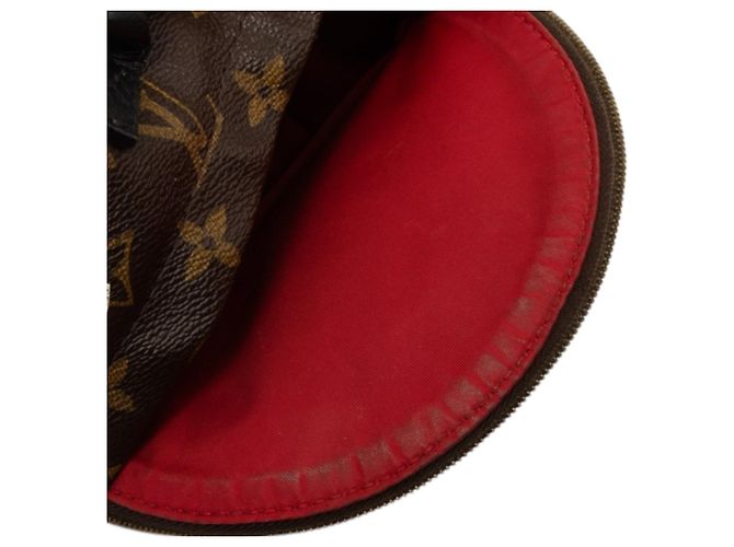 Mochila Mini Palm Springs Louis Vuitton Monogram World Tour Castaño Monograma - vista 7