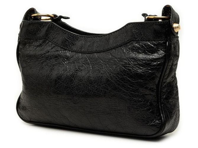 Borsa a tracolla Balenciaga Giant Hip Nero - vista 2