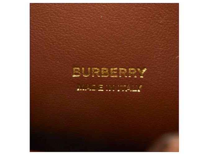 Borsa a mano Burberry Micro Francis TB Logo Marrone Crudo - vista 11