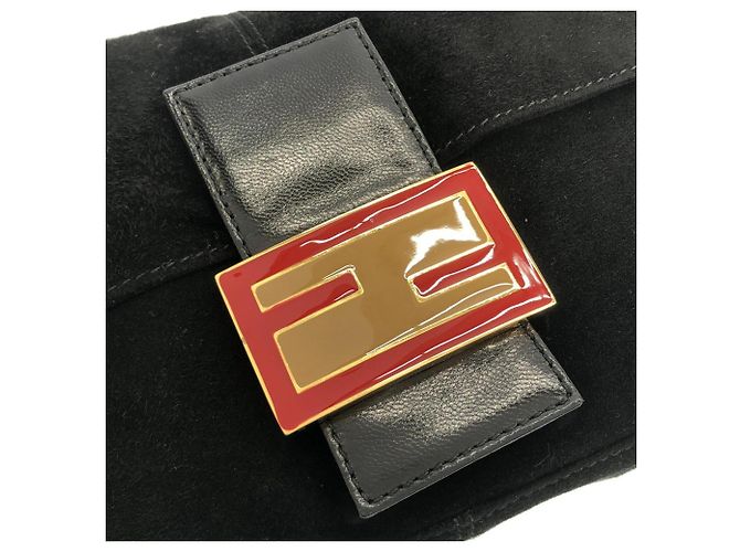 Fendi Baguette 26424 Schultertasche Schwarz - Ansicht 5