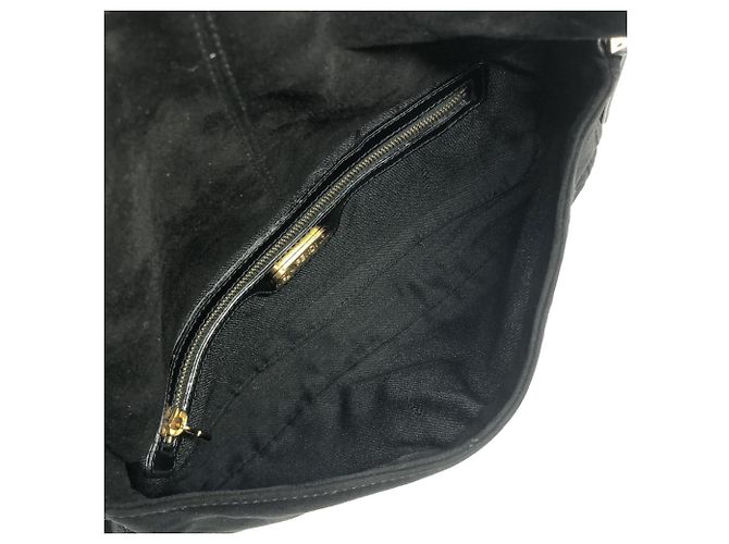 Fendi Baguette 26424 Schultertasche Schwarz - Ansicht 8