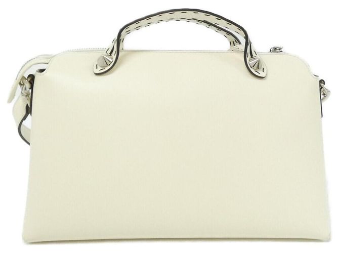 Borsa Fendi By The Way Medium Argento Beige - vista 2