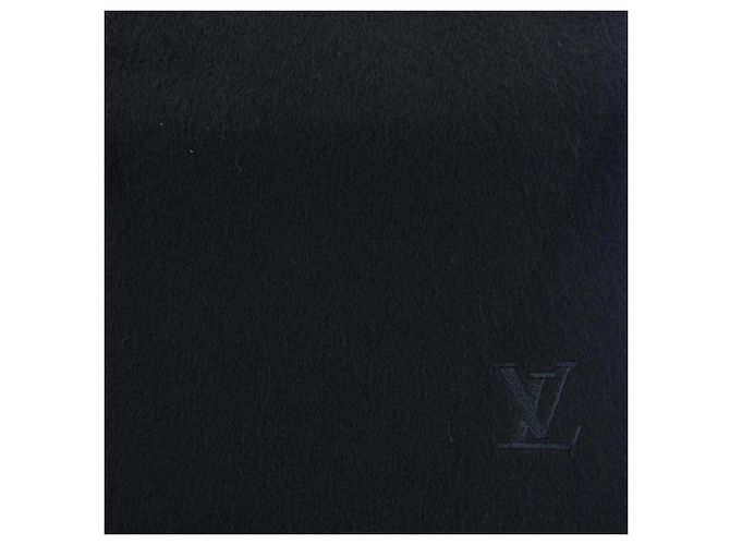 Louis Vuitton Echarpe Jeram Cashmere Stole Nero - vista 4