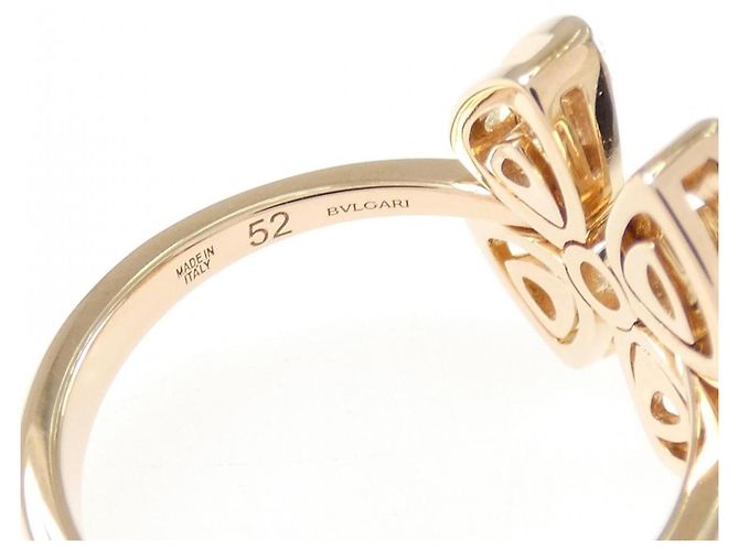 Bulgari Anello fede Bvlgari Fiorever in oro rosa 18K e diamanti - vista 4