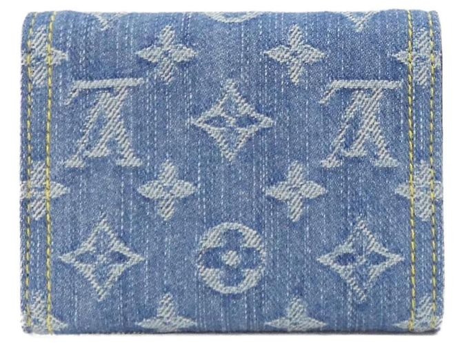 Louis Vuitton LV Remix Portefeuille Victorine Wallet Marrone Blu - vista 2