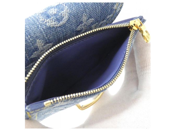 Louis Vuitton LV Remix Portefeuille Victorine Wallet Marrone Blu - vista 5