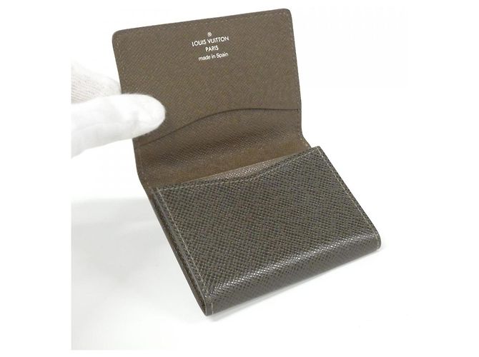 Louis Vuitton Taiga Enveloppe Carte de Visite Card Case - vista 4