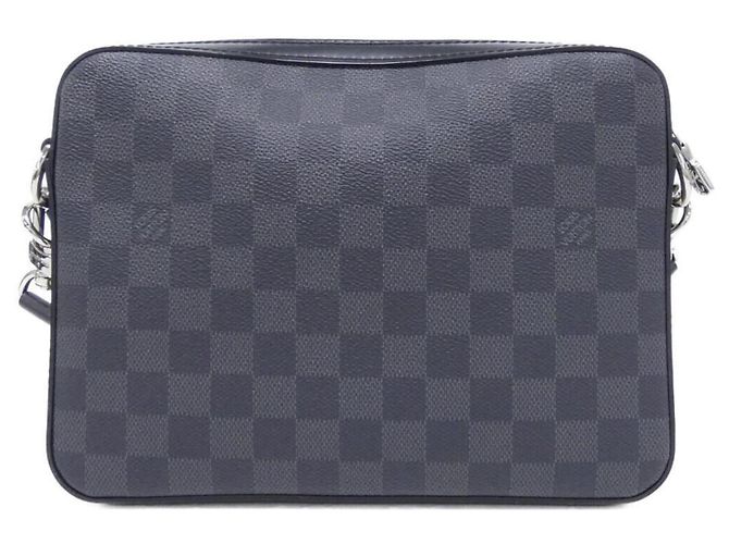 Bolsa Trio Messenger Louis Vuitton Damier Graphite Stamp Damier ebene - vista 2