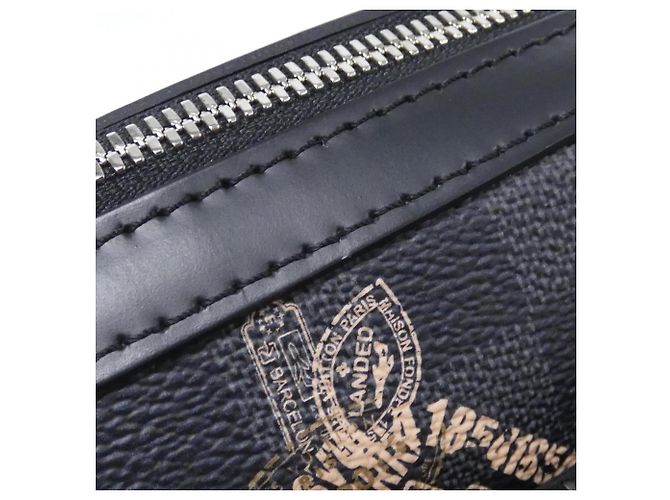 Bolsa Trio Messenger Louis Vuitton Damier Graphite Stamp Damier ebene - vista 5