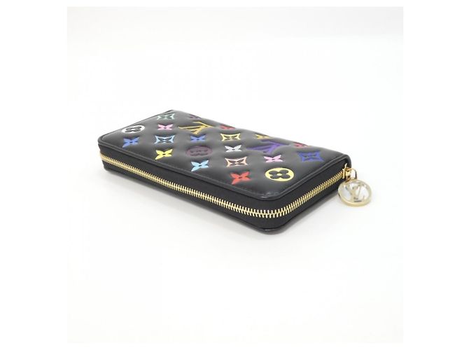 Louis Vuitton Multicolor Zippy Wallet Black - view 2