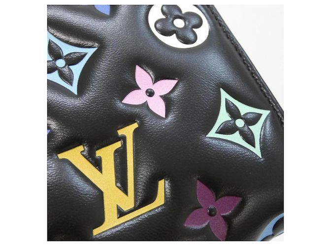 Louis Vuitton Multicolor Zippy Wallet Black - view 3
