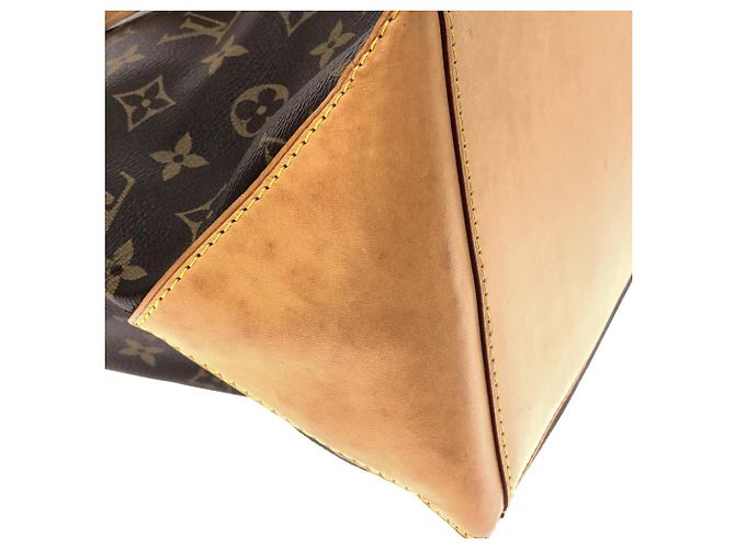 Bolsa Louis Vuitton Monogram Cabas Mezzo Marrom - vista 3