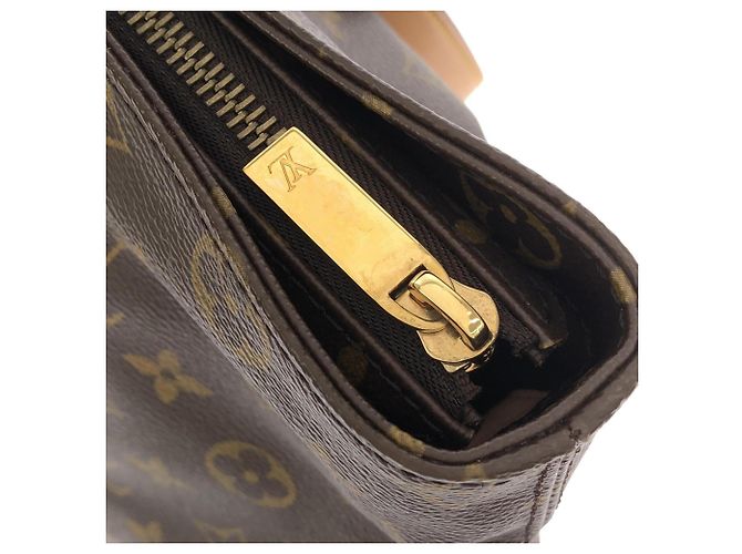 Bolsa Louis Vuitton Monogram Cabas Mezzo Marrom - vista 4
