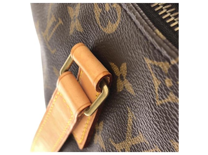 Bolsa Louis Vuitton Monogram Cabas Mezzo Marrom - vista 6